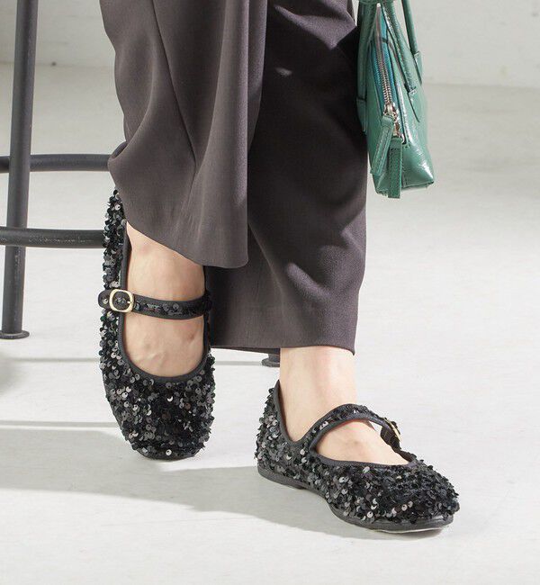 SHIPS for women「MACARENA: スパンコール メリー ジェーン」|バレエシューズ|