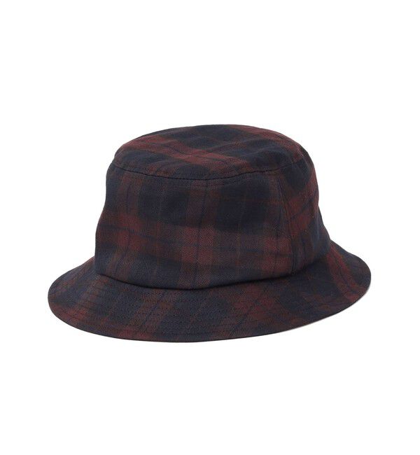 SHIPS any「SHIPS any:〈消臭/抗菌〉チェック ハット」|ハット|