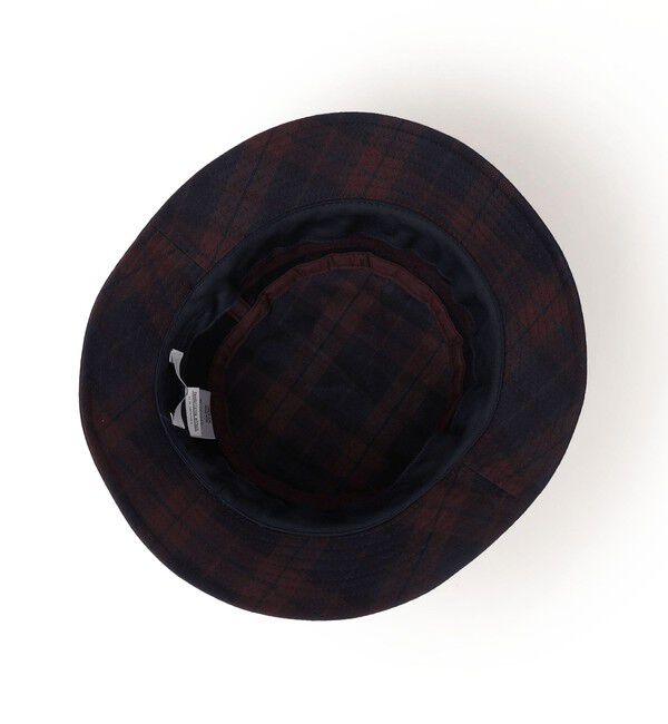 SHIPS any「SHIPS any:〈消臭/抗菌〉チェック ハット」|ハット|