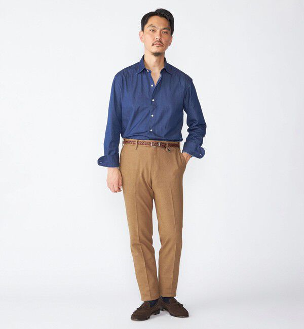 SHIPS「SHIPS:〈手洗い可能〉2WAY ストレッチ ドビー スラックス」|スラックス|