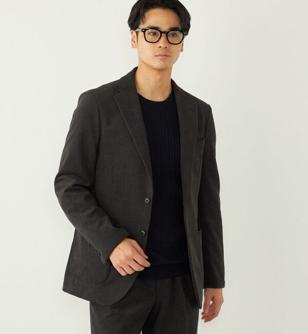 SHIPS Colors 「SHIPS Colors:〈手洗い可能〉コーデュロイ ジャケット(セットアップ対応可能)」|テーラードジャケット|