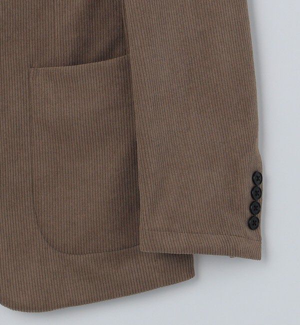 SHIPS Colors 「SHIPS Colors:〈手洗い可能〉コーデュロイ ジャケット(セットアップ対応可能)」|テーラードジャケット|