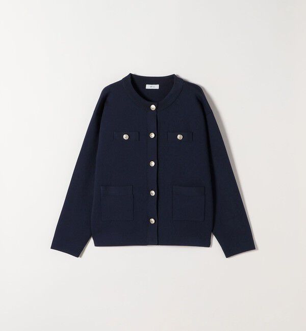 SHIPS any「SHIPS any:〈手洗い可能〉クルーネック ニット ジャケット カーディガン」|カーディガン|