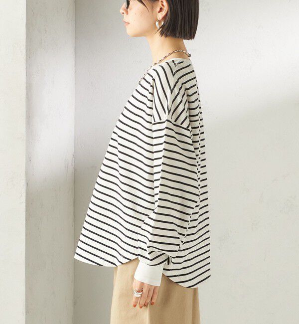 SHIPS for women「【SHIPS別注】81BRANCA: プリント ロングスリーブ TEE」|Tシャツ・カットソー|