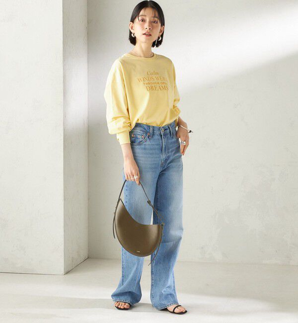 SHIPS for women「【SHIPS別注】81BRANCA: プリント ロングスリーブ TEE」|Tシャツ・カットソー|