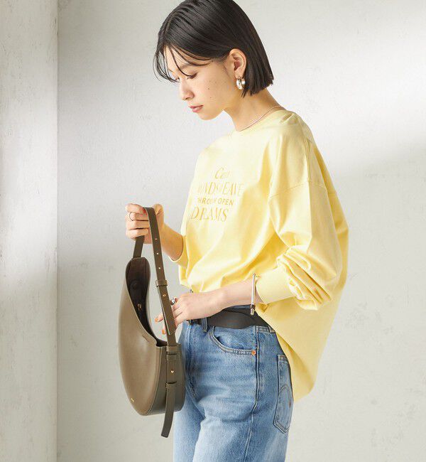 SHIPS for women「【SHIPS別注】81BRANCA: プリント ロングスリーブ TEE」|Tシャツ・カットソー|