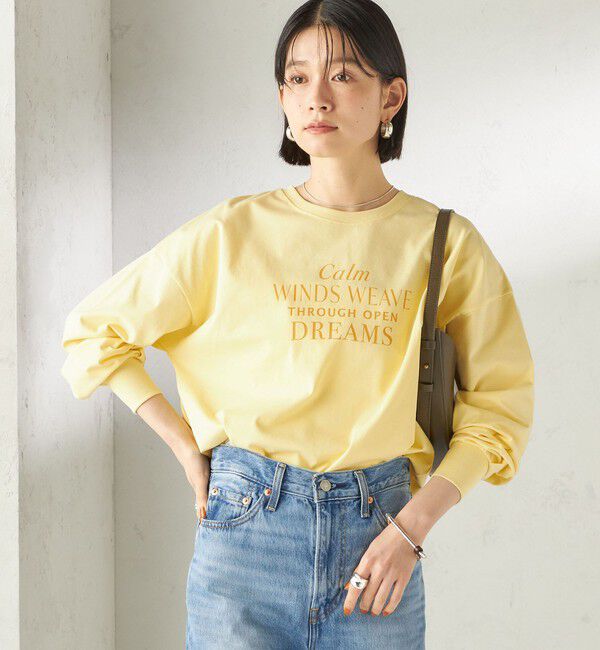 SHIPS for women「【SHIPS別注】81BRANCA: プリント ロングスリーブ TEE」|Tシャツ・カットソー|