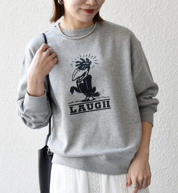 SHIPS any「【SHIPS any別注】THE KNiTS:〈洗濯機可能〉ロゴ プリント スウェット 26SS」|スウェット・ジャージ|