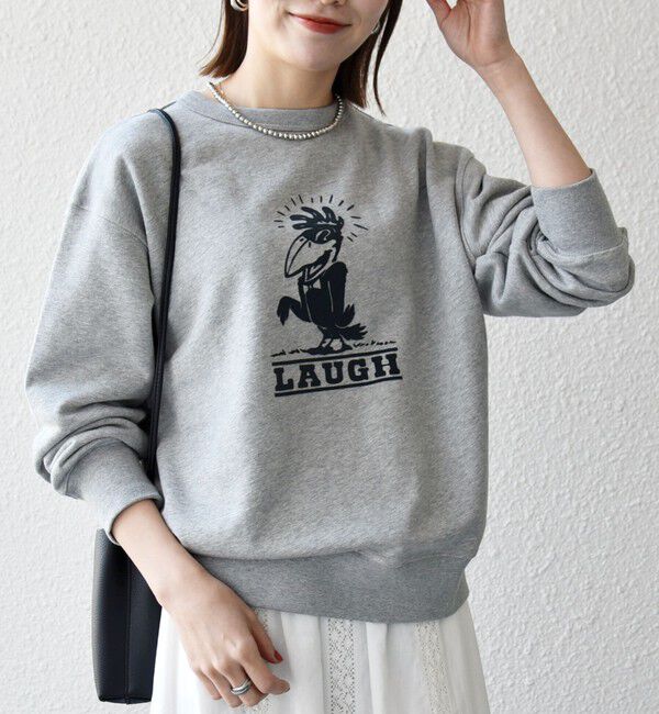 SHIPS any「【SHIPS any別注】THE KNiTS:〈洗濯機可能〉ロゴ プリント スウェット 26SS」|スウェット・ジャージ|