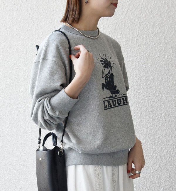 SHIPS any「【SHIPS any別注】THE KNiTS:〈洗濯機可能〉ロゴ プリント スウェット 26SS」|スウェット・ジャージ|