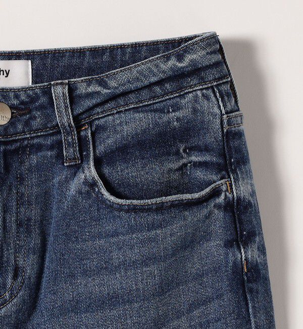 SHIPS any「Healthy DENIM:〈洗濯機可能〉Pink Pepper Midrise ストレート デニム パンツ」|デニム|