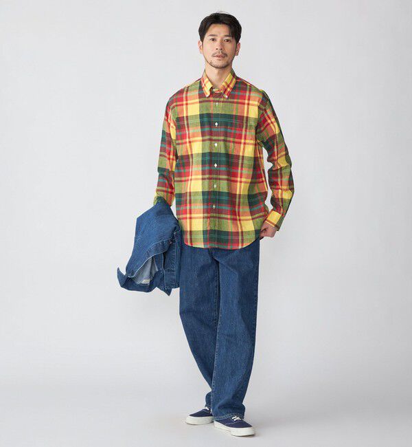 SHIPS「SHIPS: AUTHENTIC マドラスチェック ボタンダウン シャツ」|シャツ・ブラウス|