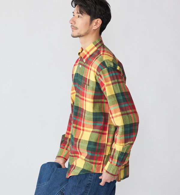 SHIPS「SHIPS: AUTHENTIC マドラスチェック ボタンダウン シャツ」|シャツ・ブラウス|