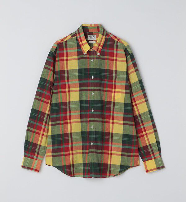 SHIPS「SHIPS: AUTHENTIC マドラスチェック ボタンダウン シャツ」|シャツ・ブラウス|