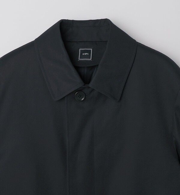 SHIPS「SHIPS: VENTILE(R) コットン ネイビー ステンカラー コート」|ステンカラーコート|