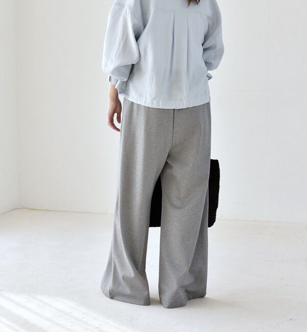 quaranciel「《予約》quaranciel:〈洗濯機可能〉ライト ポンチ ロゴ刺繍 スウェット パンツ」|その他|