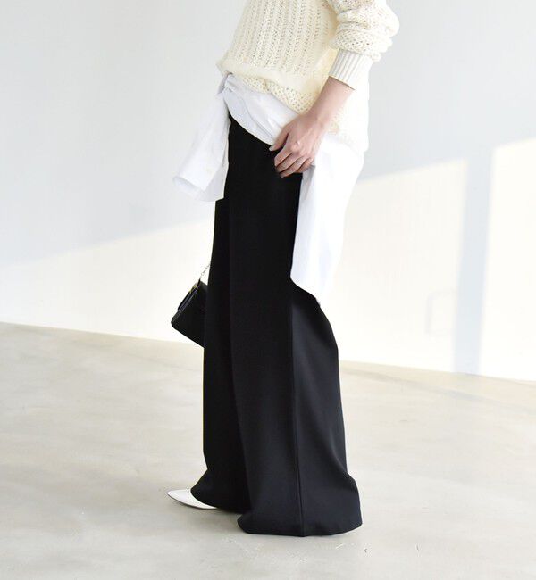 quaranciel「《予約》quaranciel:〈洗濯機可能〉ライト ポンチ ロゴ刺繍 スウェット パンツ」|その他|