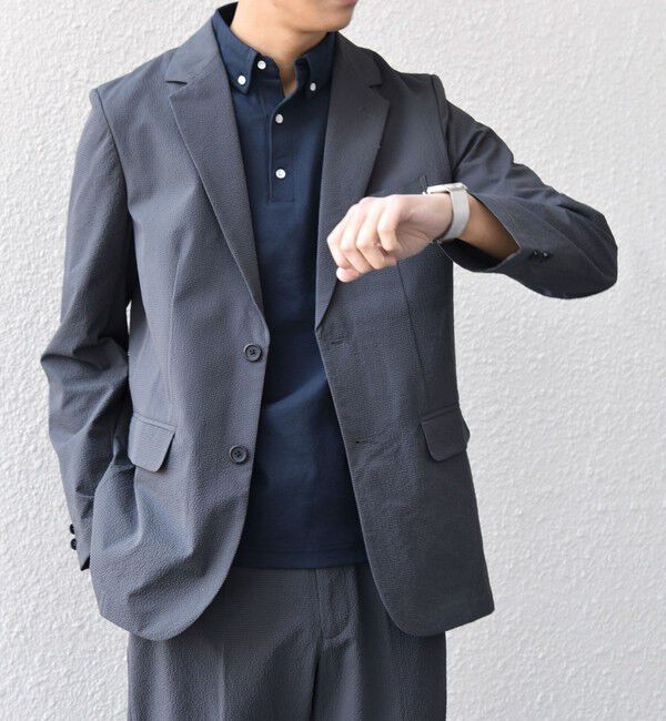 SHIPS any「SHIPS any:〈撥水/軽量/ストレッチ〉SOLOTEX(R) シアサッカー セットアップ スーツ 26SS◆」|スーツ|