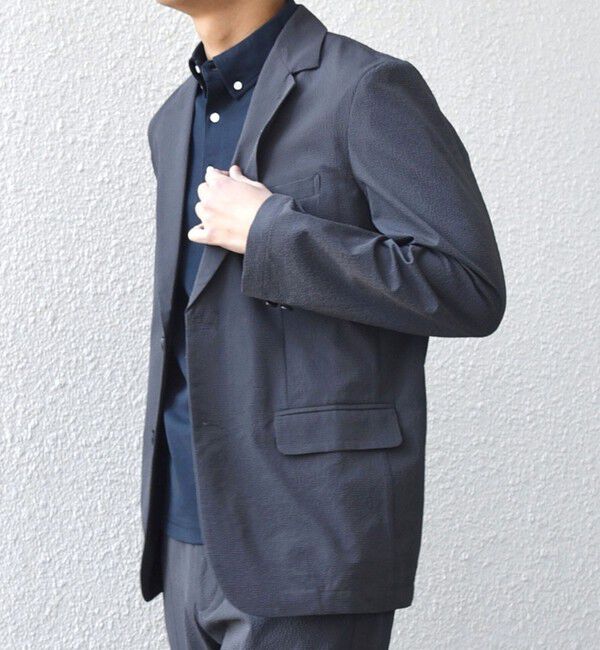 SHIPS any「SHIPS any:〈撥水/軽量/ストレッチ〉SOLOTEX(R) シアサッカー セットアップ スーツ 26SS◆」|スーツ|