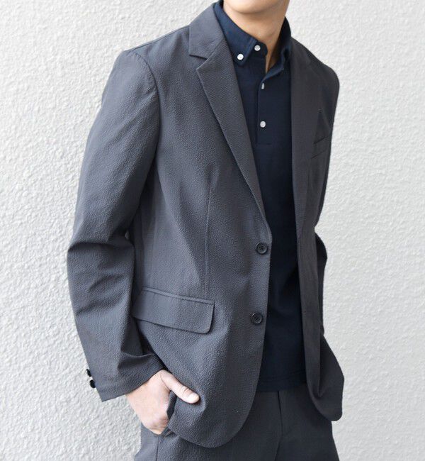 SHIPS any「SHIPS any:〈撥水/軽量/ストレッチ〉SOLOTEX(R) シアサッカー セットアップ スーツ 26SS◆」|スーツ|