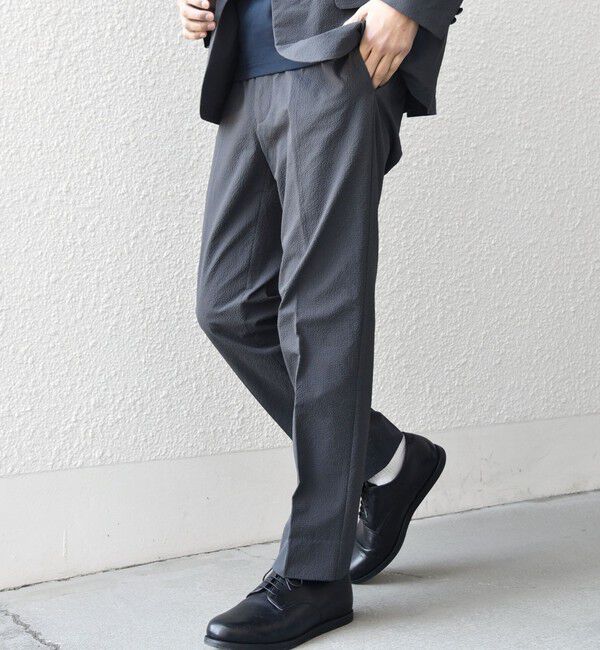 SHIPS any「SHIPS any:〈撥水/軽量/ストレッチ〉SOLOTEX(R) シアサッカー セットアップ スーツ 26SS◆」|スーツ|