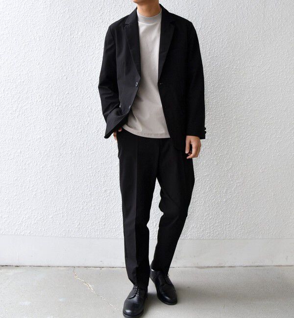 SHIPS any「SHIPS any:〈撥水/軽量/ストレッチ〉SOLOTEX(R) シアサッカー セットアップ スーツ 26SS◆」|スーツ|ブラック