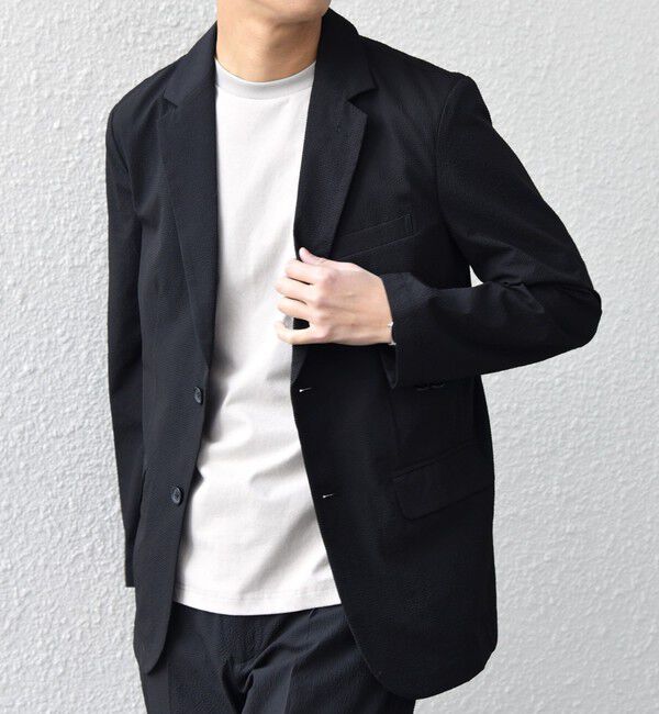 SHIPS any「SHIPS any:〈撥水/軽量/ストレッチ〉SOLOTEX(R) シアサッカー セットアップ スーツ 26SS◆」|スーツ|