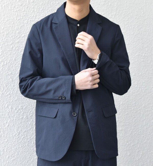 SHIPS any「SHIPS any:〈撥水/軽量/ストレッチ〉SOLOTEX(R) シアサッカー セットアップ スーツ 26SS◆」|スーツ|