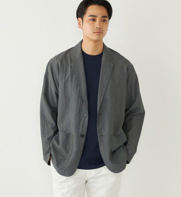 SHIPS Colors 「《予約》SHIPS Colors:〈洗濯機可能〉羽織り シャツ ジャケット◆」|テーラードジャケット|