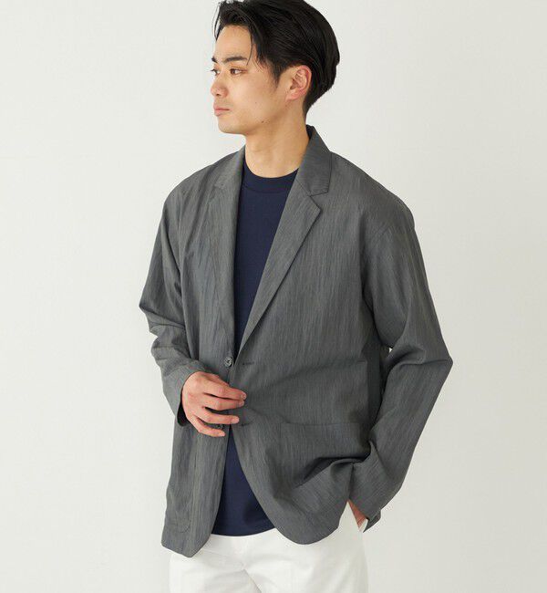 SHIPS Colors 「《予約》SHIPS Colors:〈洗濯機可能〉羽織り シャツ ジャケット◆」|テーラードジャケット|