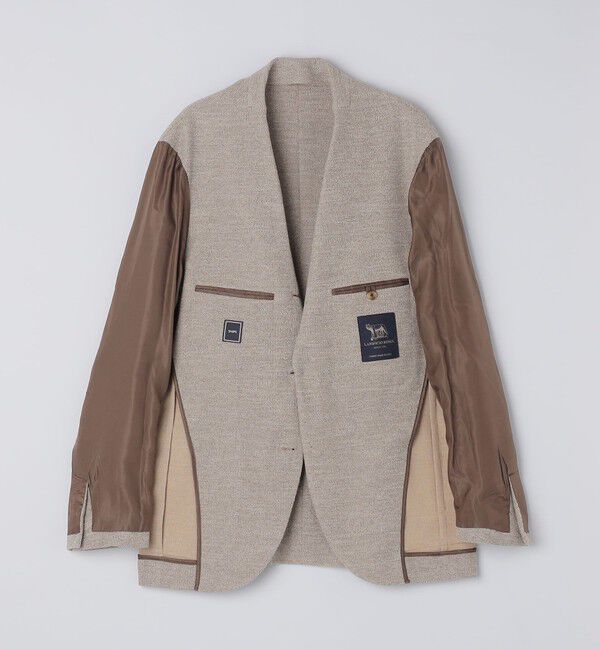 SHIPS「SHIPS:〈FUNCTION〉LANIFICIO ROMA メランジ ジャージー ジャケット」|テーラードジャケット|