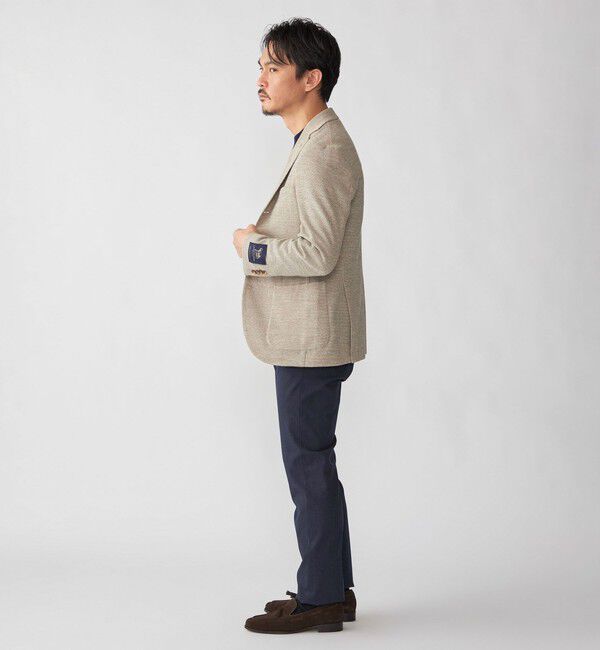 SHIPS「SHIPS:〈FUNCTION〉LANIFICIO ROMA メランジ ジャージー ジャケット」|テーラードジャケット|