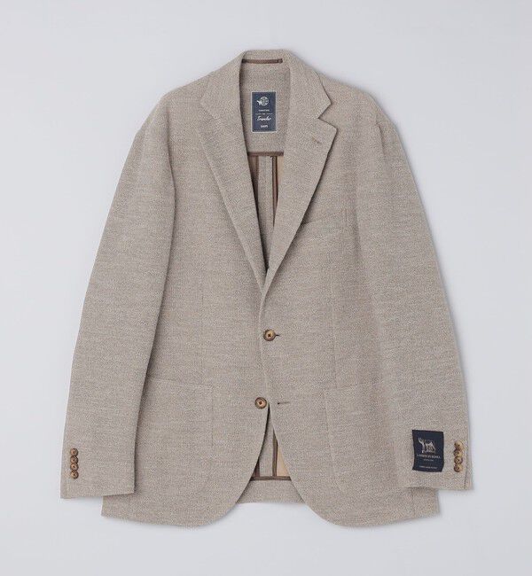 SHIPS「SHIPS:〈FUNCTION〉LANIFICIO ROMA メランジ ジャージー ジャケット」|テーラードジャケット|