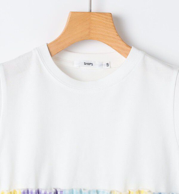 SHIPS KIDS「SHIPS KIDS:100～130cm / パネル 切替 ワンピース」|ワンピース|