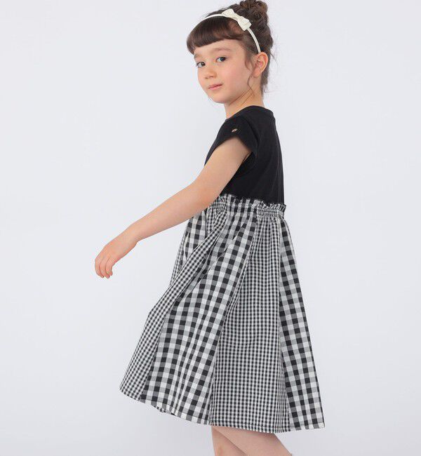 SHIPS KIDS「SHIPS KIDS:100～130cm / パネル 切替 ワンピース」|ワンピース|