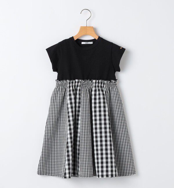 SHIPS KIDS「SHIPS KIDS:100～130cm / パネル 切替 ワンピース」|ワンピース|