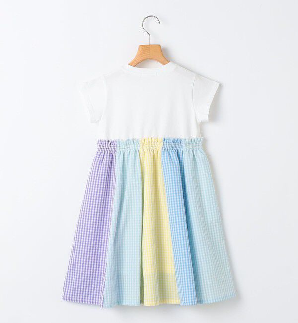 SHIPS KIDS「SHIPS KIDS:80～90cm / パネル 切替 ワンピース」|ワンピース|