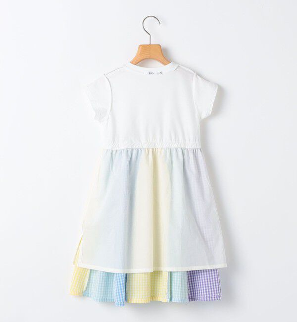 SHIPS KIDS「SHIPS KIDS:80～90cm / パネル 切替 ワンピース」|ワンピース|