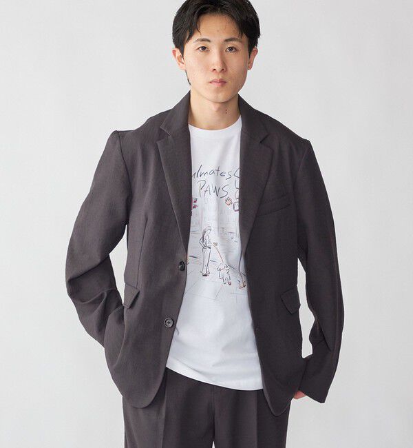 SHIPS「City Ambient Products: Cityform カルゼ テック ジャケット」|テーラードジャケット|