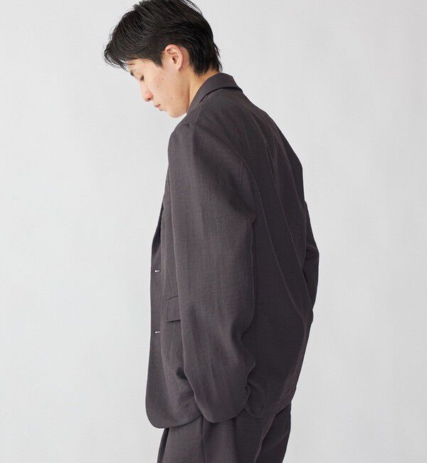 SHIPS「City Ambient Products: Cityform カルゼ テック ジャケット」|テーラードジャケット|