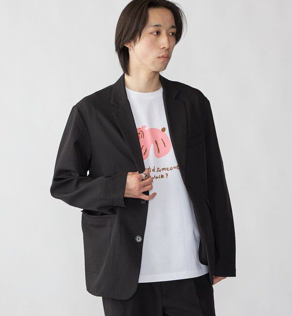 SHIPS「City Ambient Products: Cityform カルゼ テック ジャケット」|テーラードジャケット|