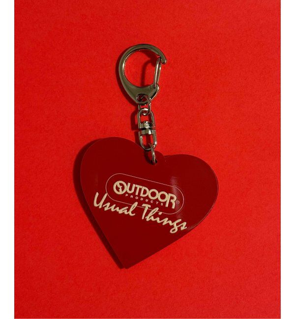 OUTDOOR PRODUCTS Usual Things「ラバー HEART KEY HOLDER」|キーケース|
