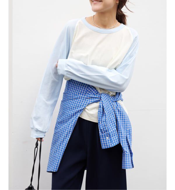 OUTDOOR PRODUCTS Usual Things「シアージャージーワイドスリーブラグランTEE」|Tシャツ・カットソー|ナチュラル