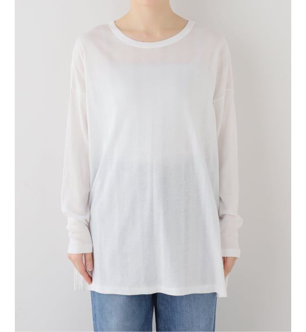 OUTDOOR PRODUCTS Usual Things「miller Light Prib Crew L/S Tee」|Tシャツ・カットソー|ナチュラル