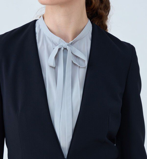 Ballsey「ドライダブルクロス ノーカラージャケット」|ノーカラージャケット|