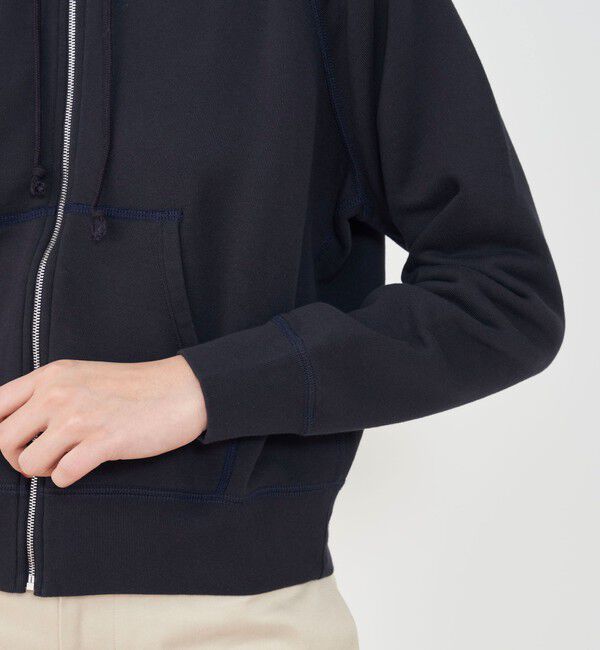 GALERIE VIE「スビンコットンジャージー ジップアップパーカー」|パーカー|