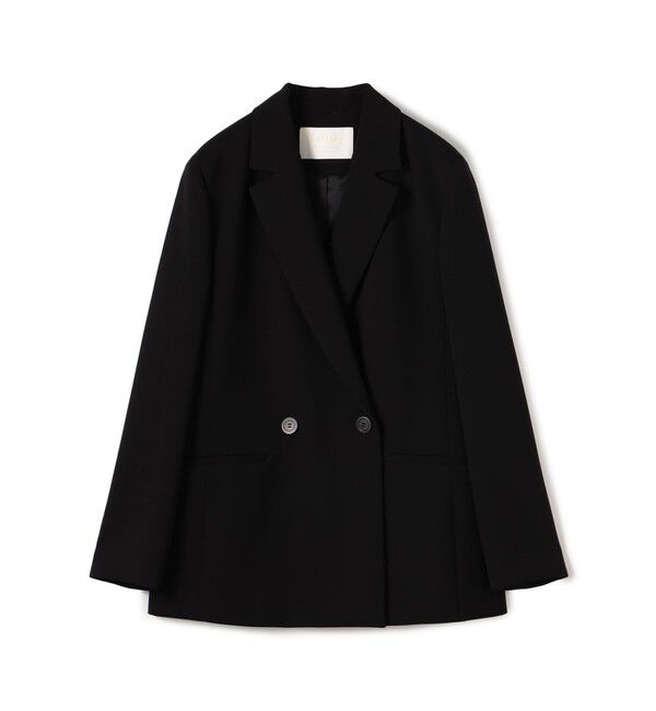 Ballsey「ドライダブルクロス ダブルブレストジャケット」|テーラードジャケット|19 ブラック