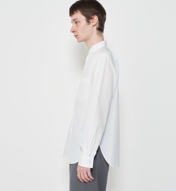 GALERIE VIE「コットンブロード スタンドカラーシャツ」|シャツ・ブラウス|
