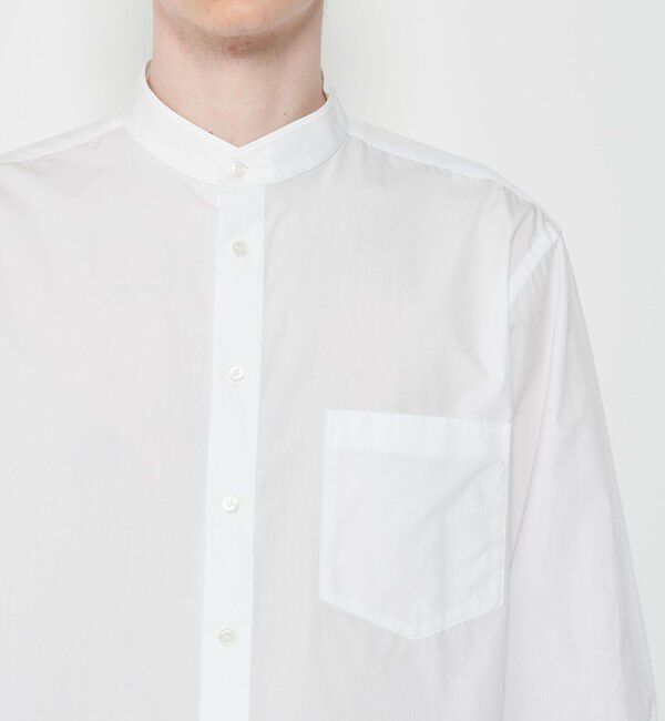 GALERIE VIE「コットンブロード スタンドカラーシャツ」|シャツ・ブラウス|