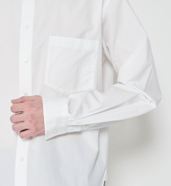 GALERIE VIE「コットンブロード スタンドカラーシャツ」|シャツ・ブラウス|